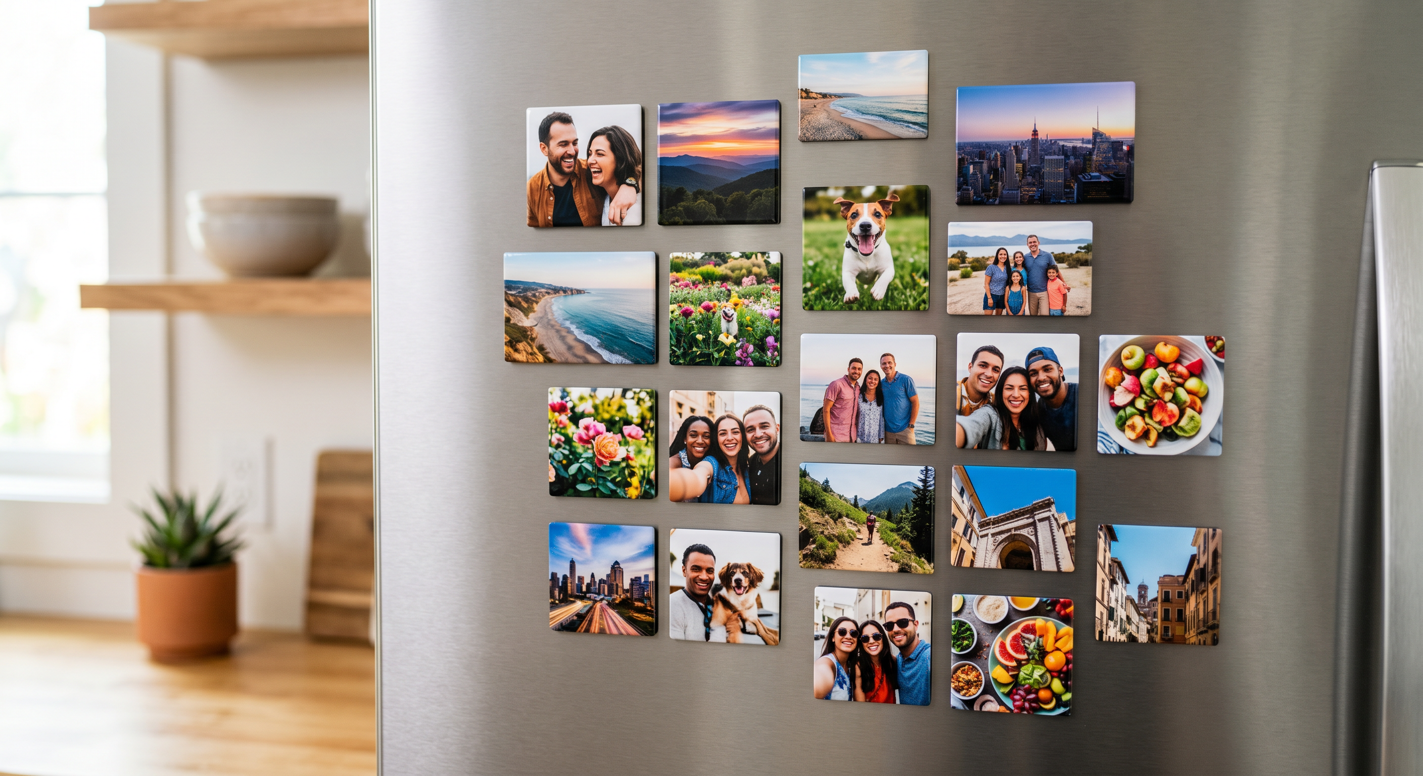 2" x 3" Custom Rectangle Photo Magnets